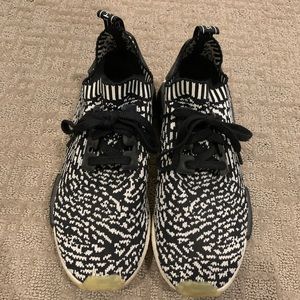 Adidas NMD R1 Zebra in Sashiko Black